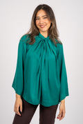 KotoIW Blouse - Ultramarine Green