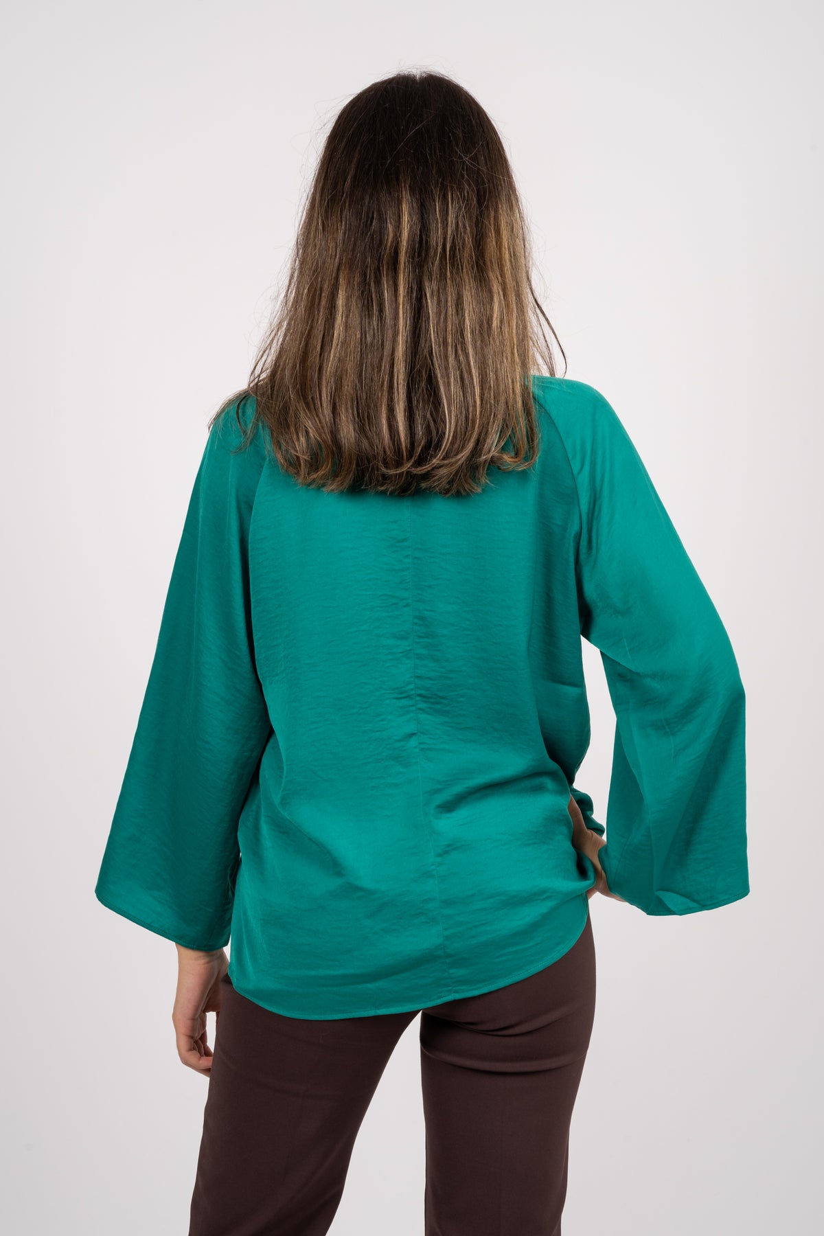 KotoIW Blouse - Ultramarine Green