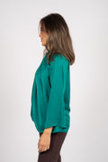 KotoIW Blouse - Ultramarine Green