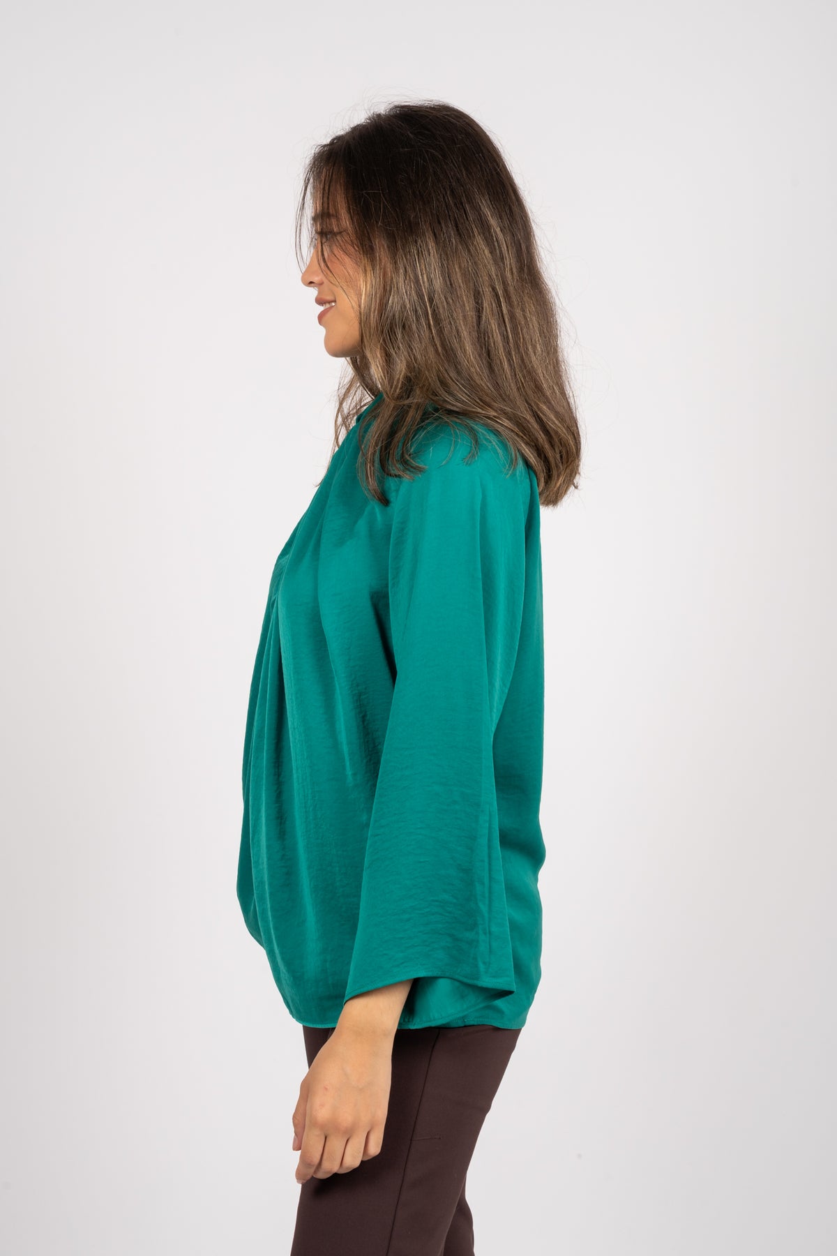 KotoIW Blouse - Ultramarine Green