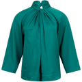 KotoIW Blouse - Ultramarine Green