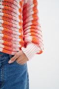 InWear AlyssaIW Crochet Pullover - Flerfärgad