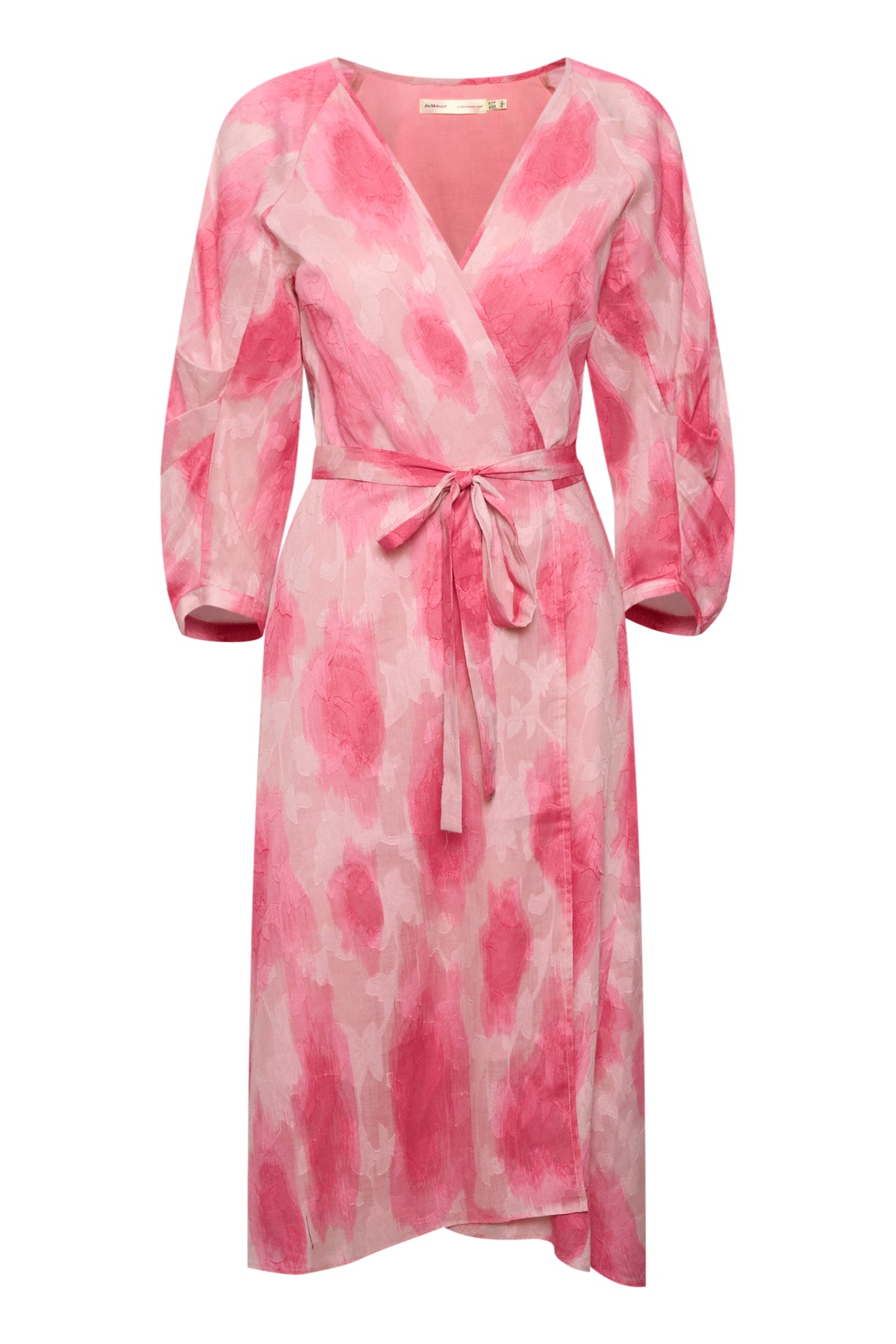 DimitraIW Wrap Dress - Pink Soft Shadow