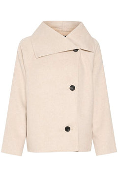 TiaraIW Short Coat - Haze Melange