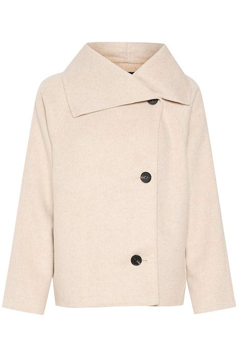TiaraIW Short Coat - Haze Melange