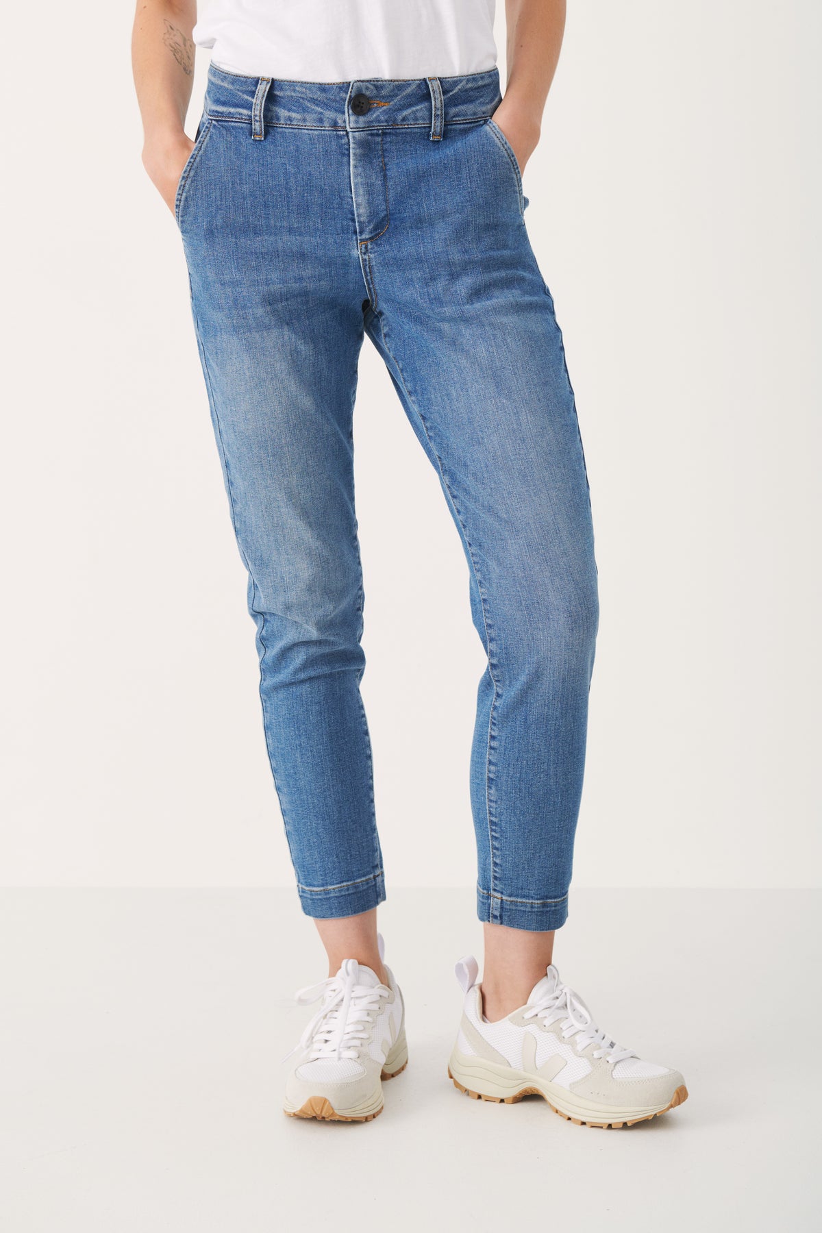 SoffiaPW Pants - Light Blue Denim