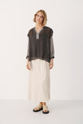 OrianaPW Blouse - Black Border Print