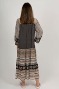 OrkidePW Dress - Black Border Print