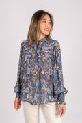 Randypw Shirt - Dark Navy Ornament Print