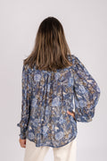 Randypw Shirt - Dark Navy Ornament Print