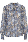 Randypw Shirt - Dark Navy Ornament Print