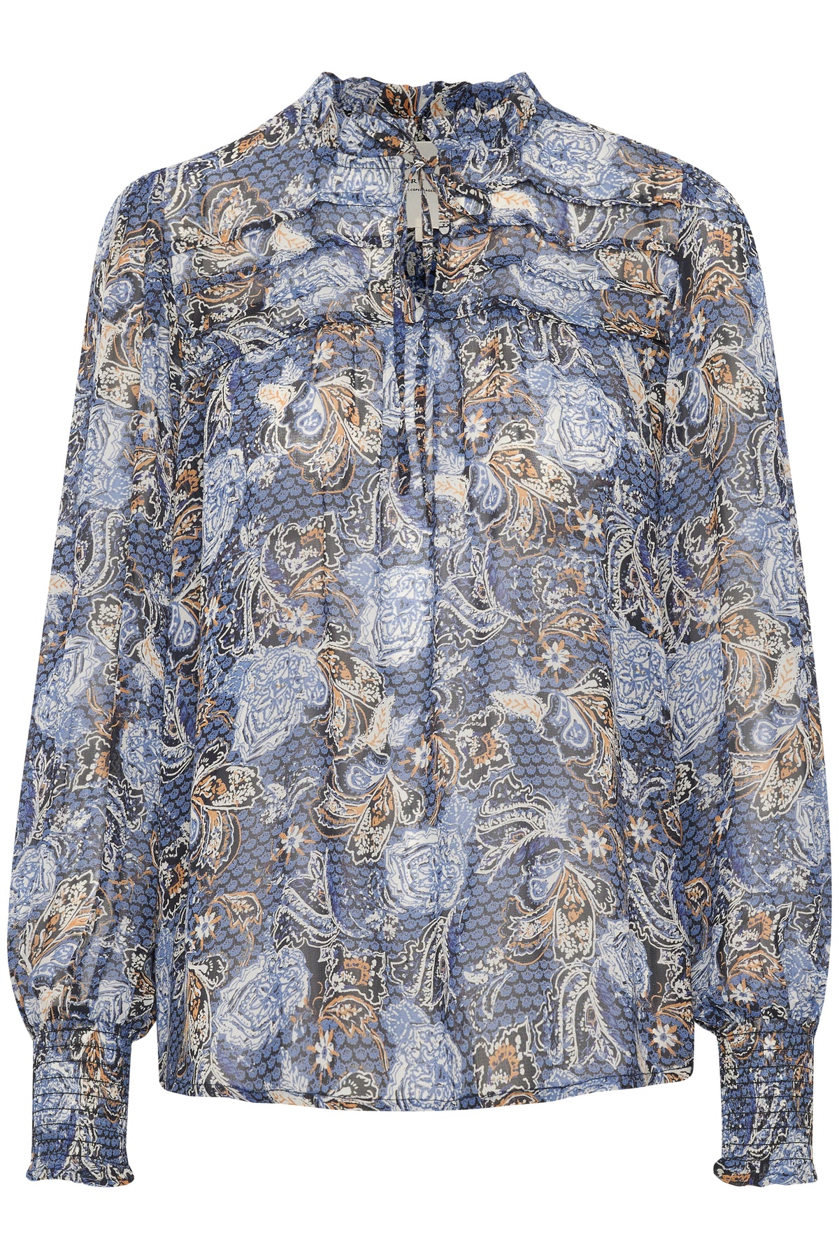 Randypw Shirt - Dark Navy Ornament Print