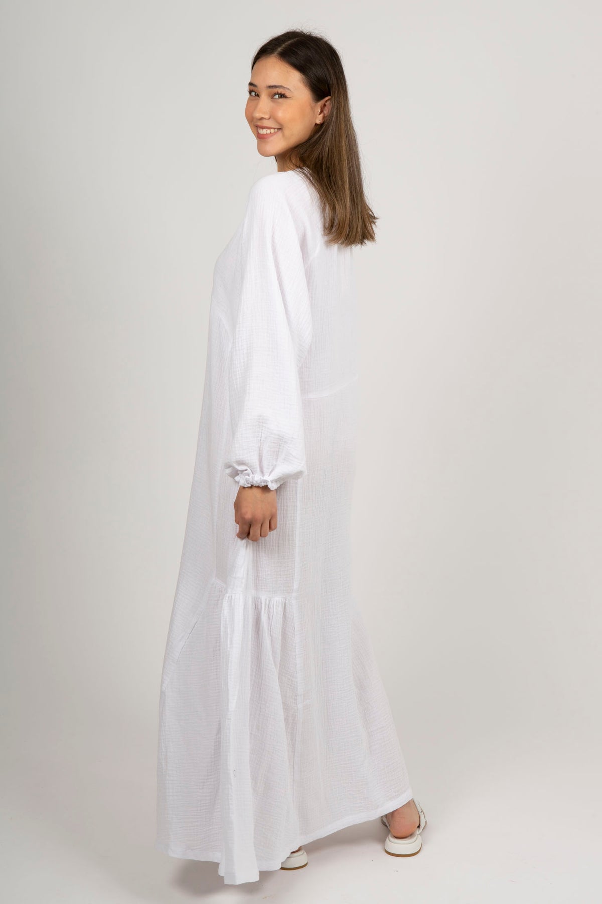 OannaPW Dress - Bright White