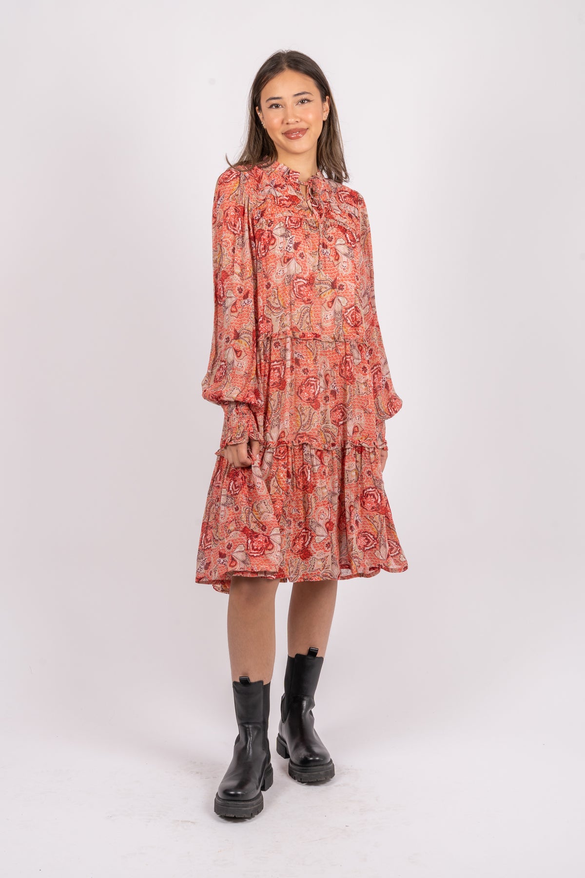 Randyspw Dress - Rubicondo Ornament Print