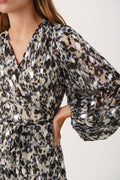 TrianaPW Dress - Texture Print Silver