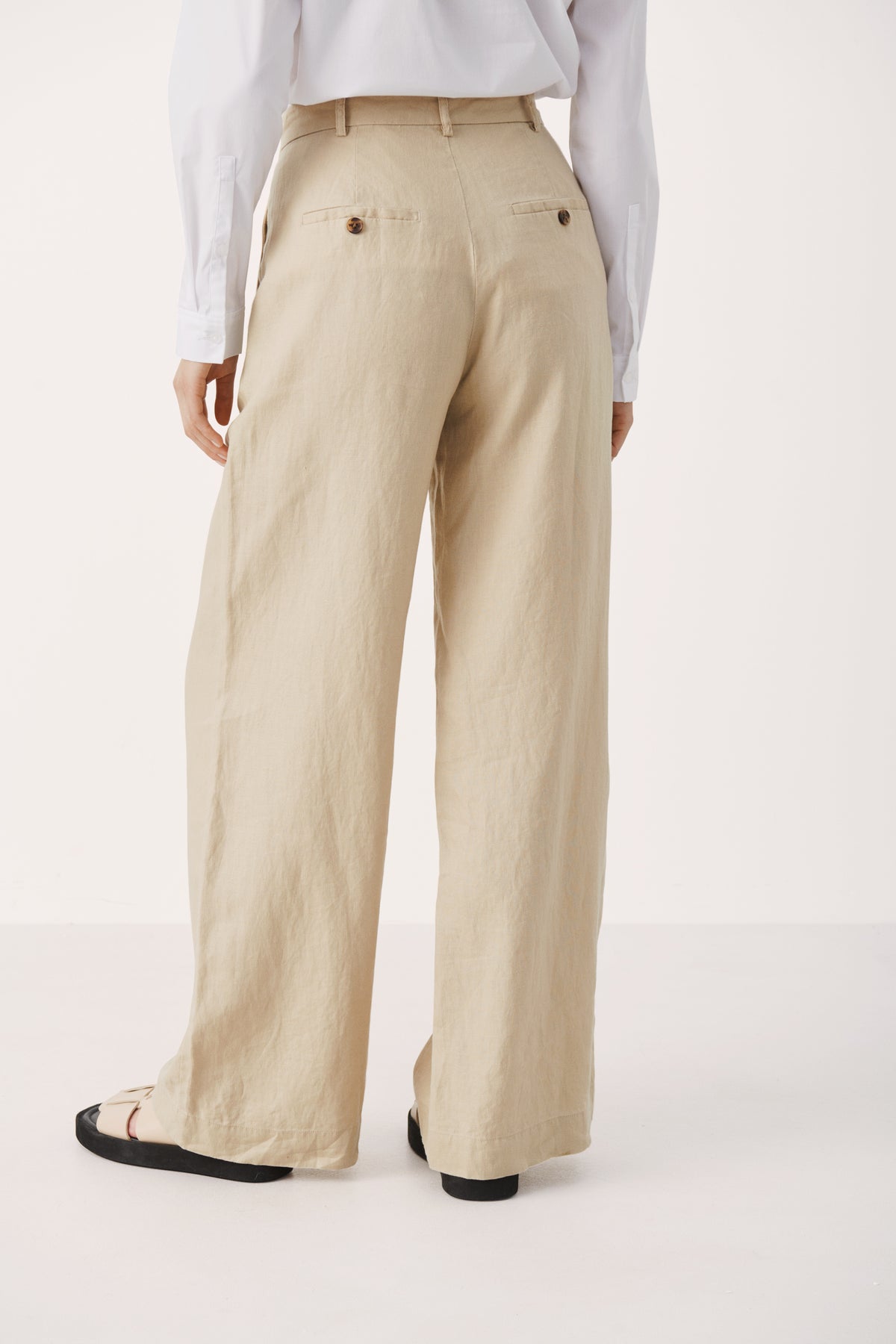 NinnesPW Pants - White Pepper