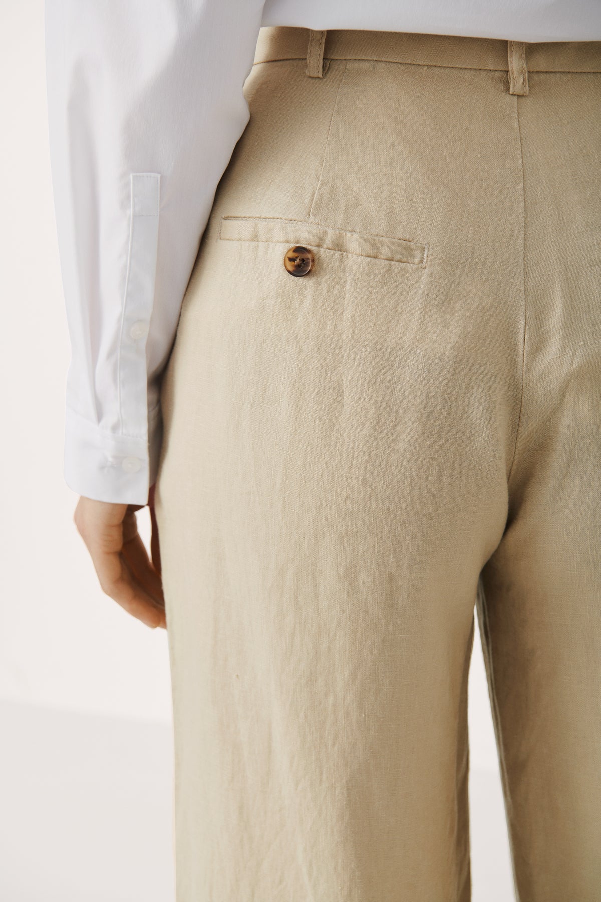 NinnesPW Pants - White Pepper