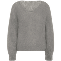 Milana Ls Mohair Knit - Grey