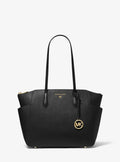 Marilyn Medium Saffiano Leather Tote Bag - Svart