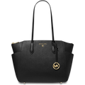 Marilyn Medium Saffiano Leather Tote Bag - Svart