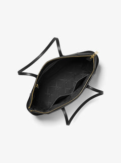 Marilyn Medium Saffiano Leather Tote Bag - Black