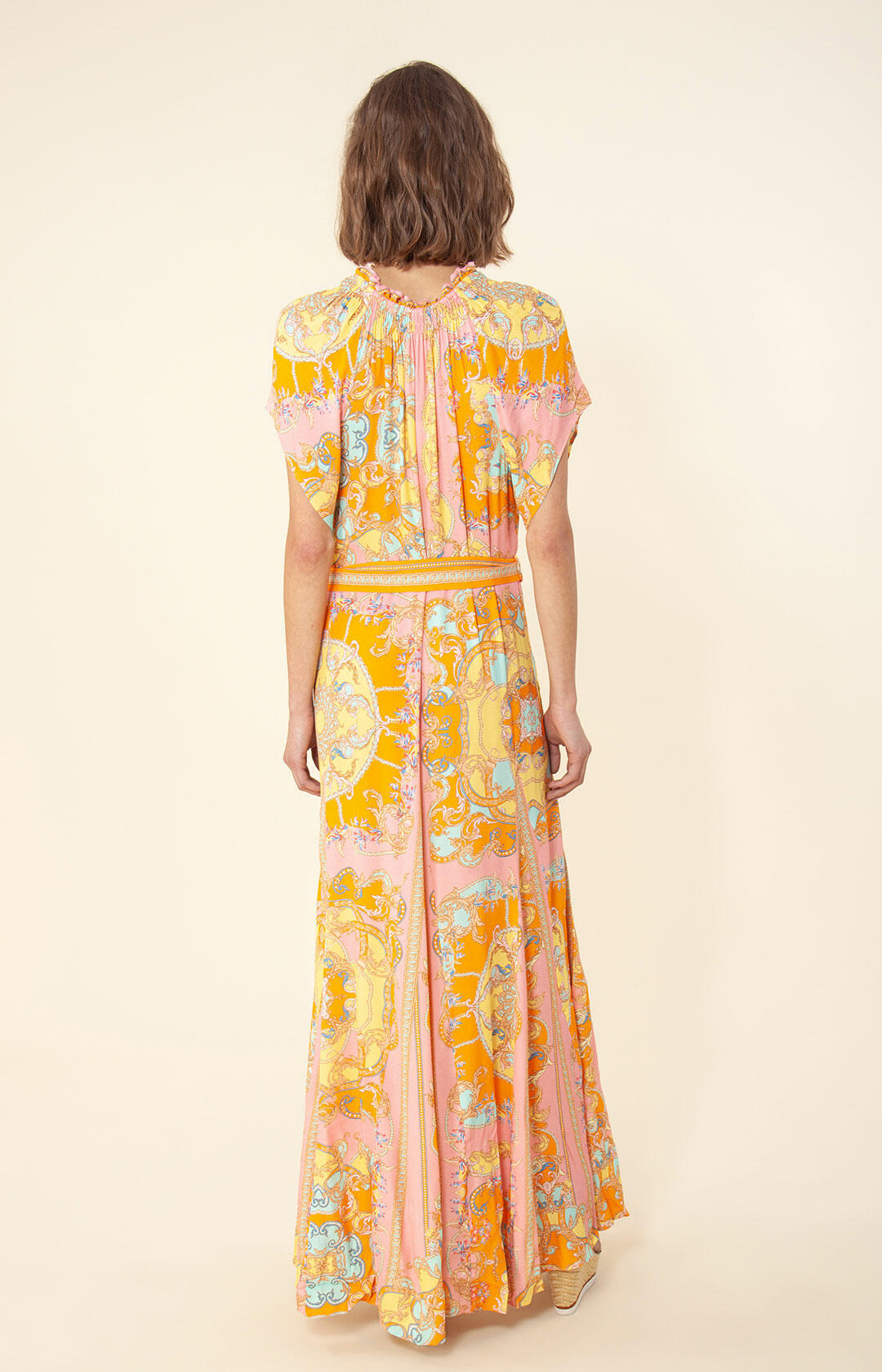 Feya Long Dress - Pink