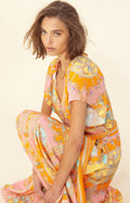 Feya Long Dress - Pink