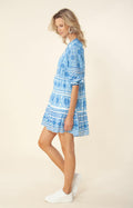 Elspeth Dress Short - Blue
