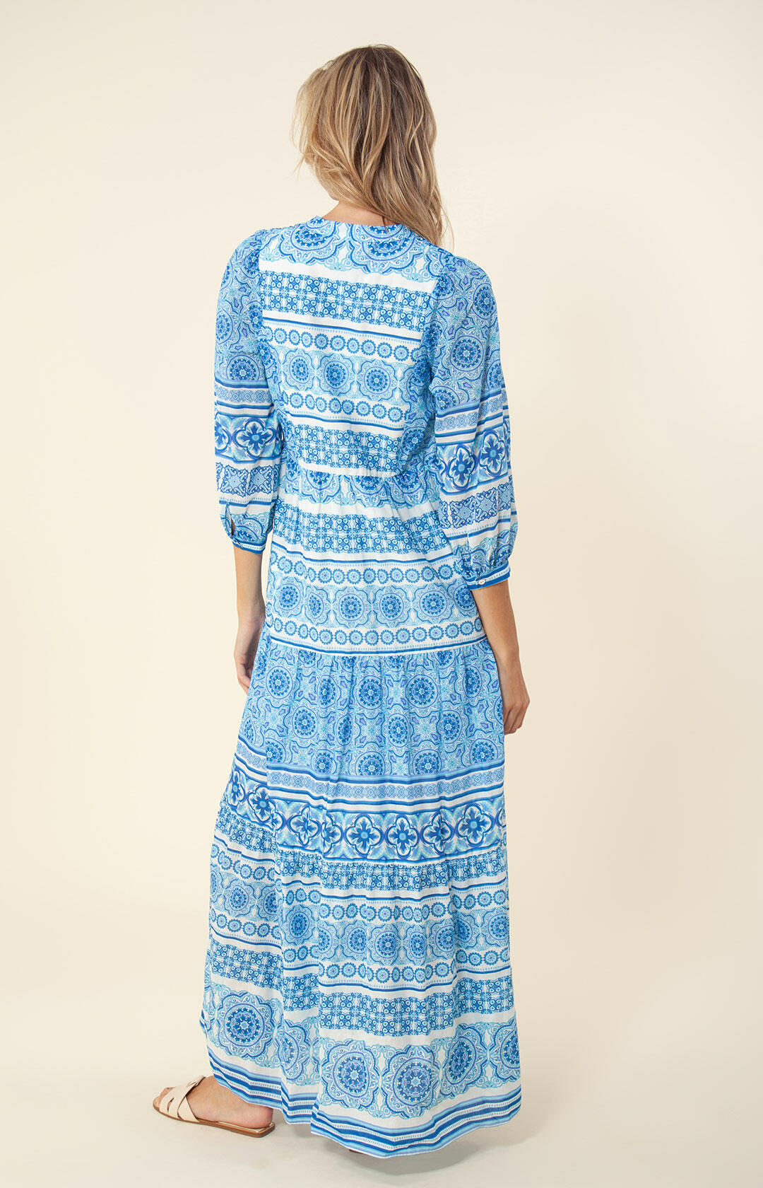 Elspeth Long Dress - Blue