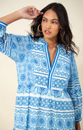 Elspeth Long Dress - Blue