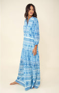 Elspeth Long Dress - Blue
