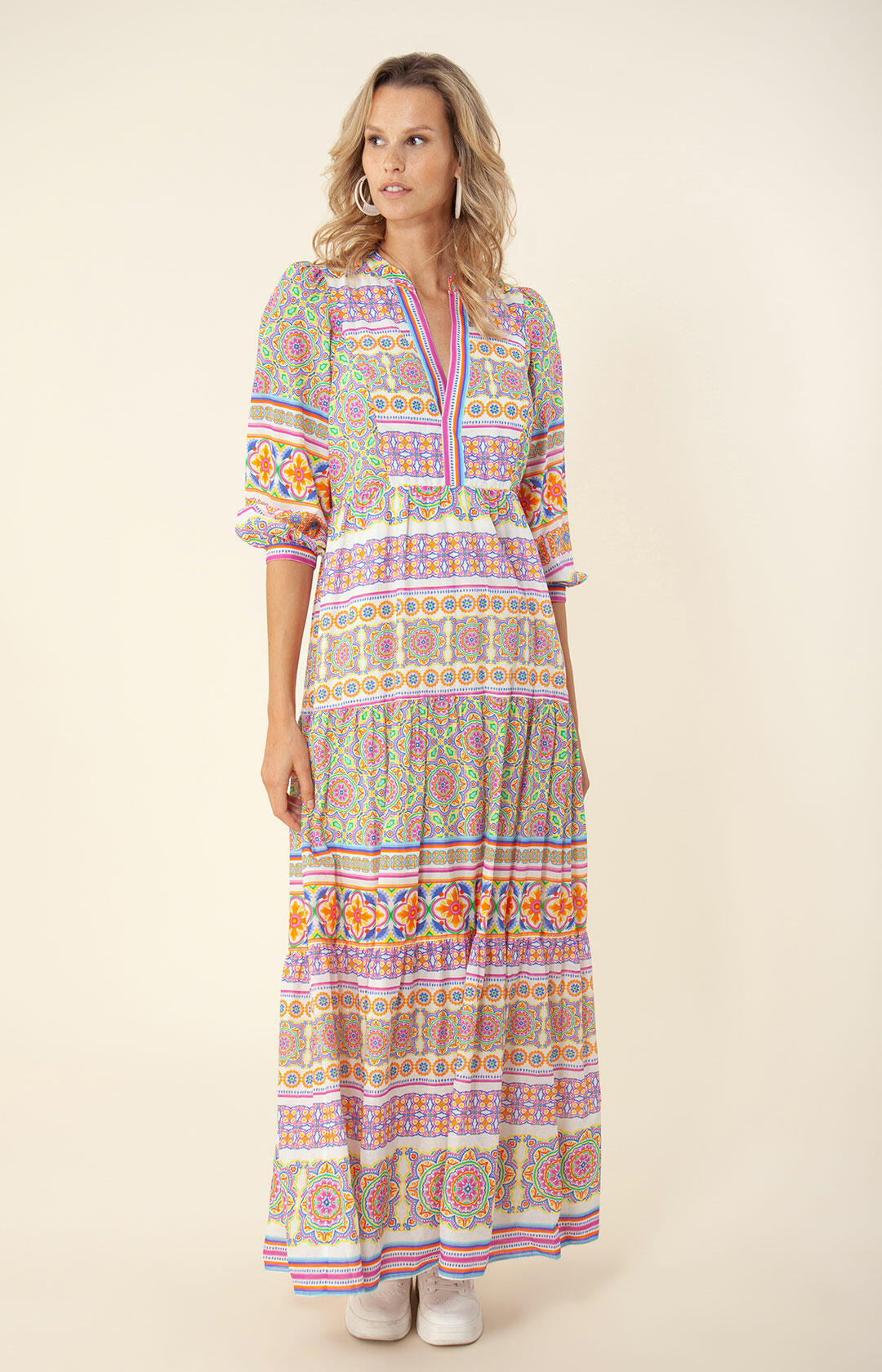Elspeth Long Dress - Pink