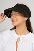 Day Straw Visor - Black