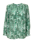 Greta Blouse - Jade Green