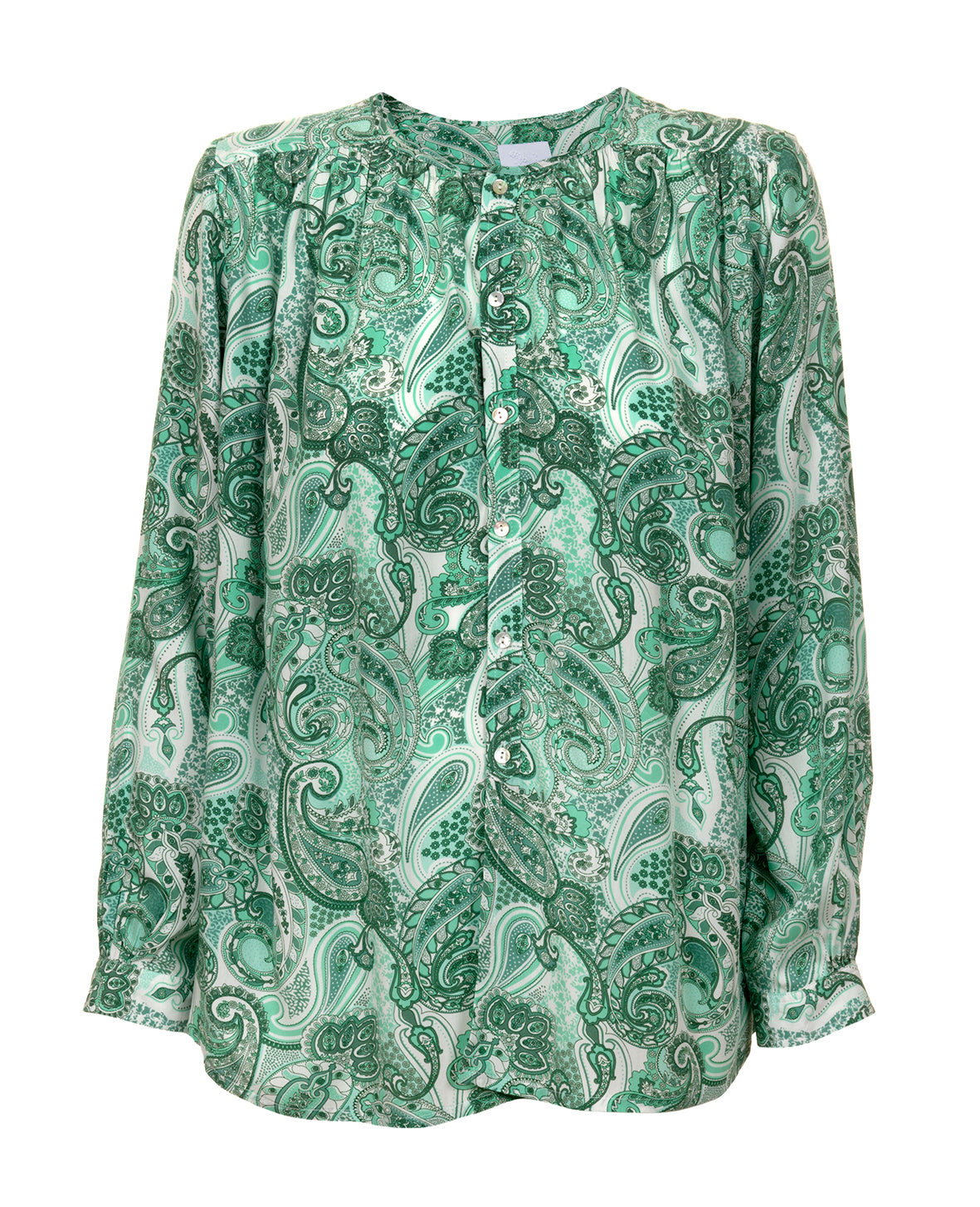 Greta Blouse - Jade Green