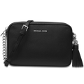 Ginny Leather Crossbody Bag - Svart/Silver