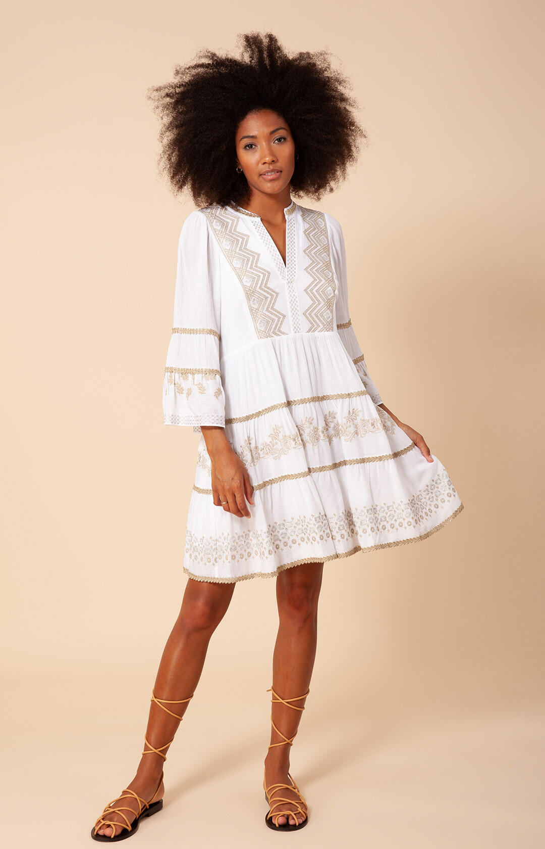 Taliah Dress - Gold