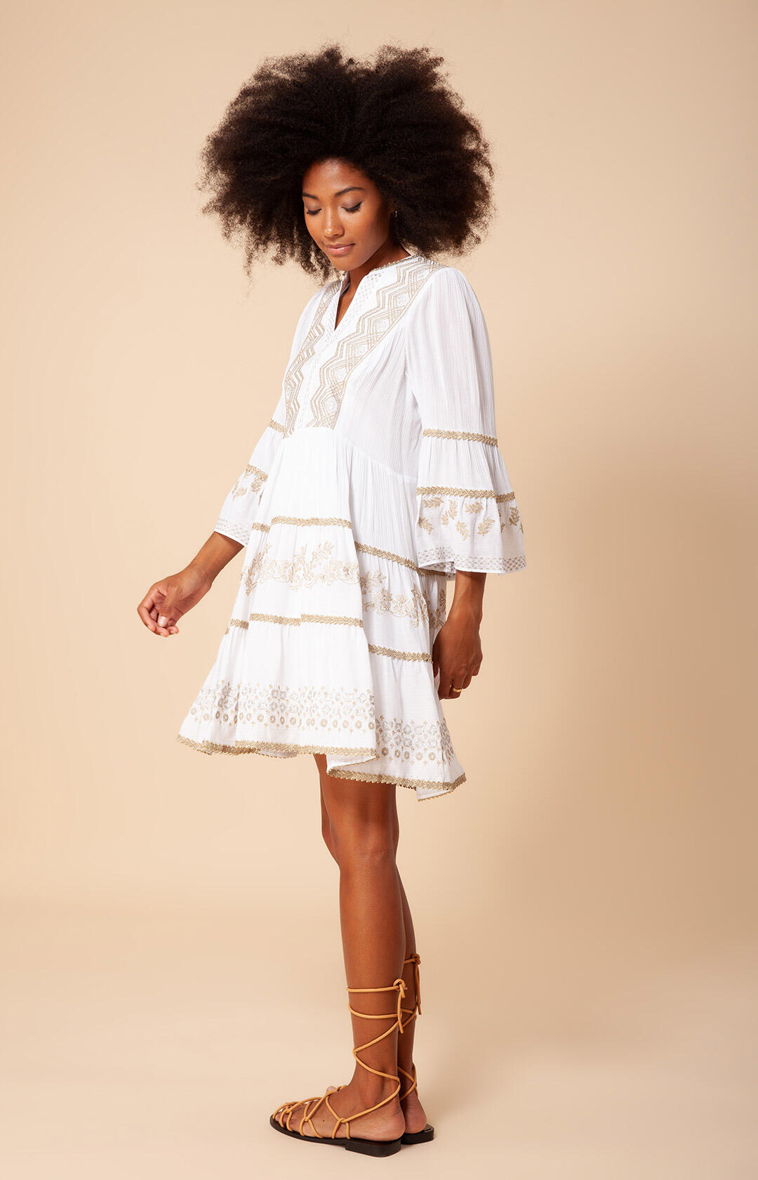 Taliah Dress - Gold