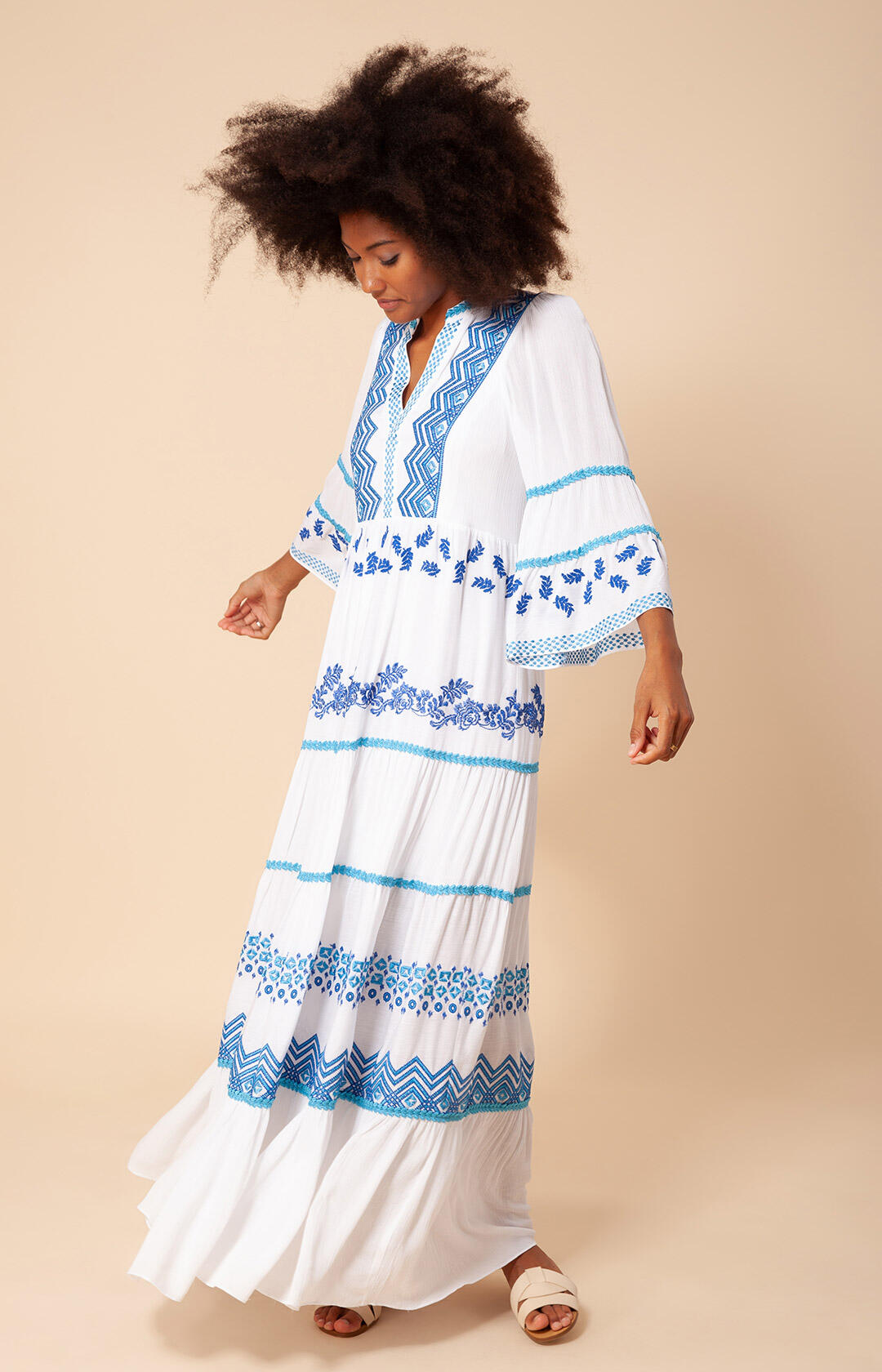 Taliah Long Dress - Blue