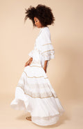 Taliah Long Dress - Gold