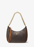 Jet Set Charm Small Logo Pochette - Brown/Acorn