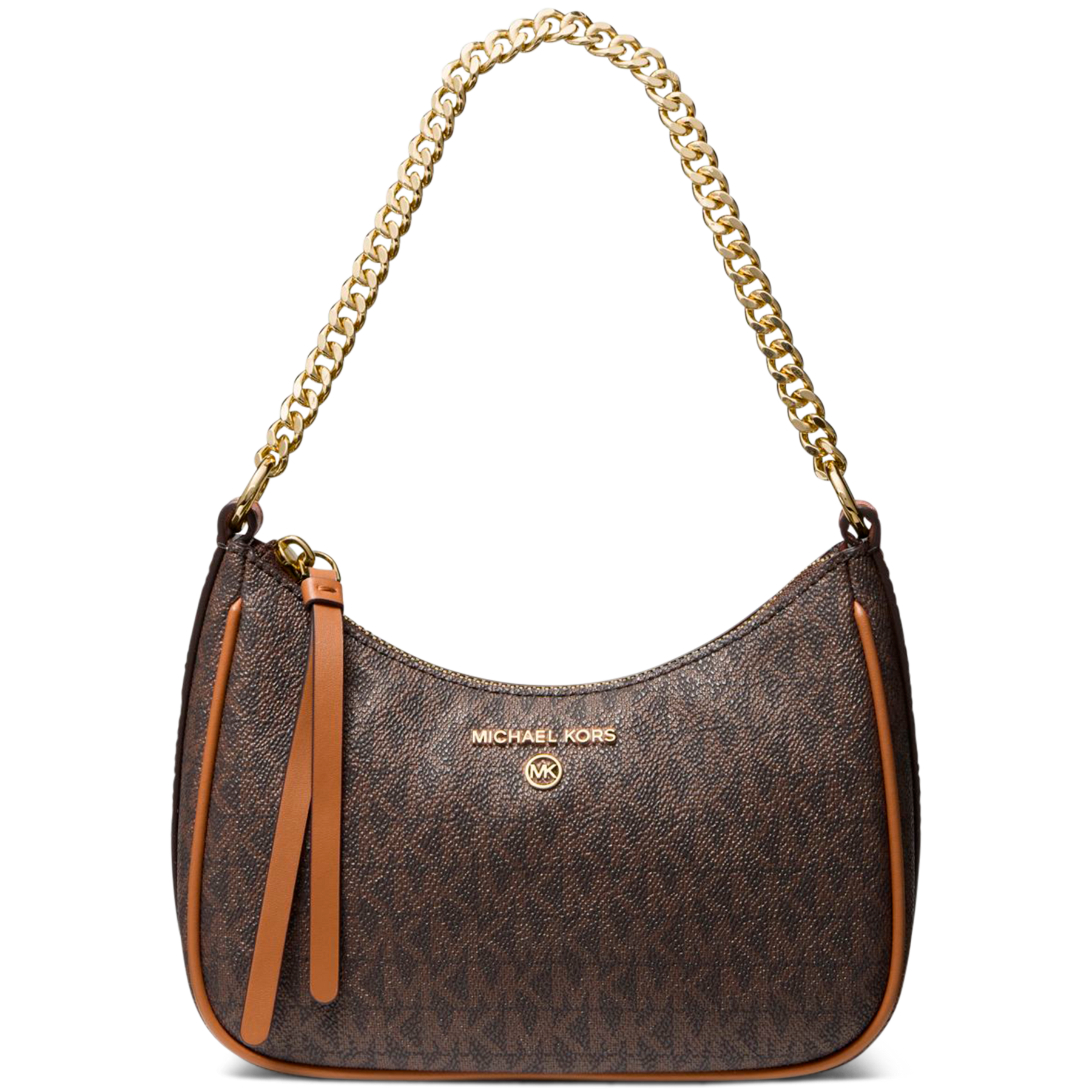 Jet Set Charm Small Logo Pochette - Brown/Acorn