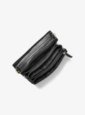 Jet Set Large Pebbled Leather Crossbody Bag - Black