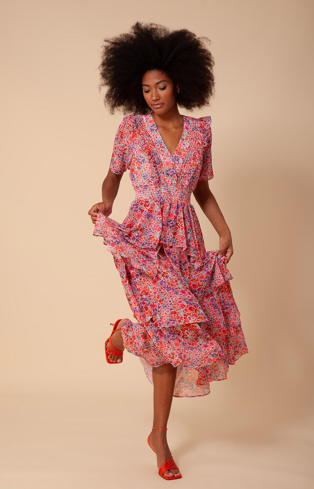 Darcey Dress - Red