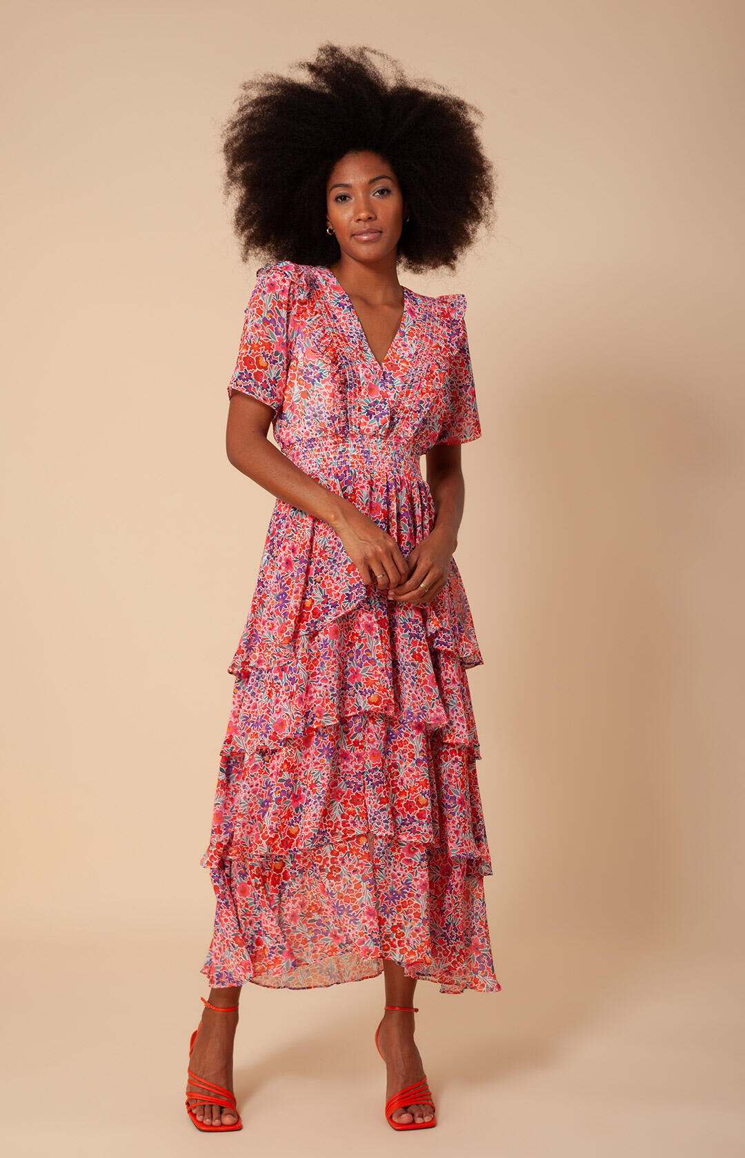 Darcey Dress - Red