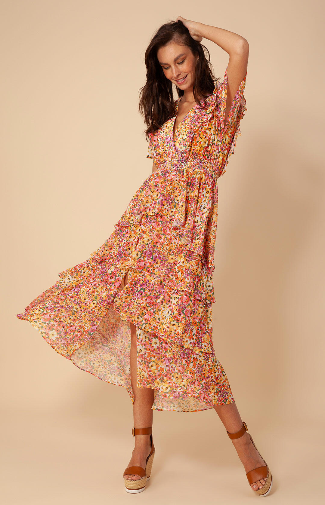Sania Dress - Gold