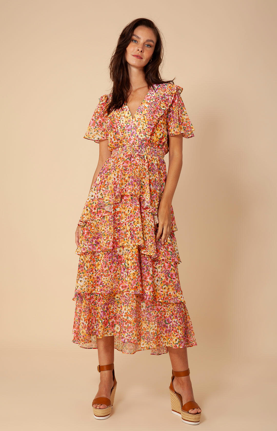 Sania Dress - Gold