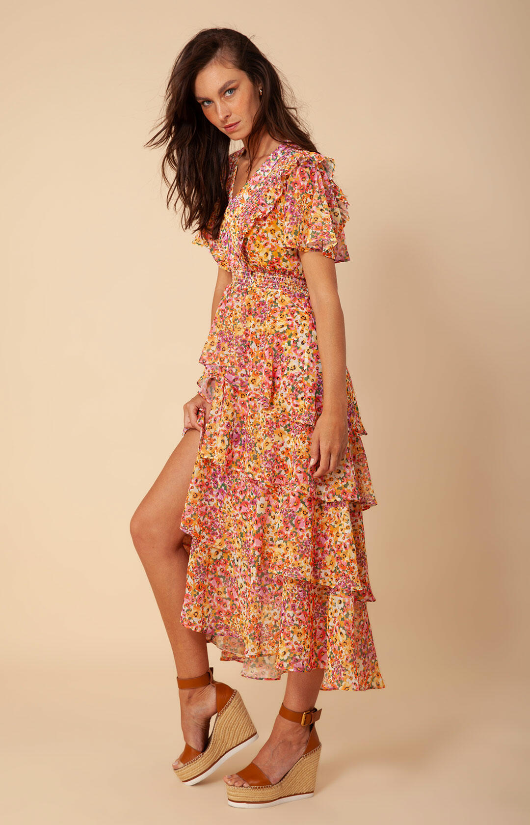Sania Dress - Gold
