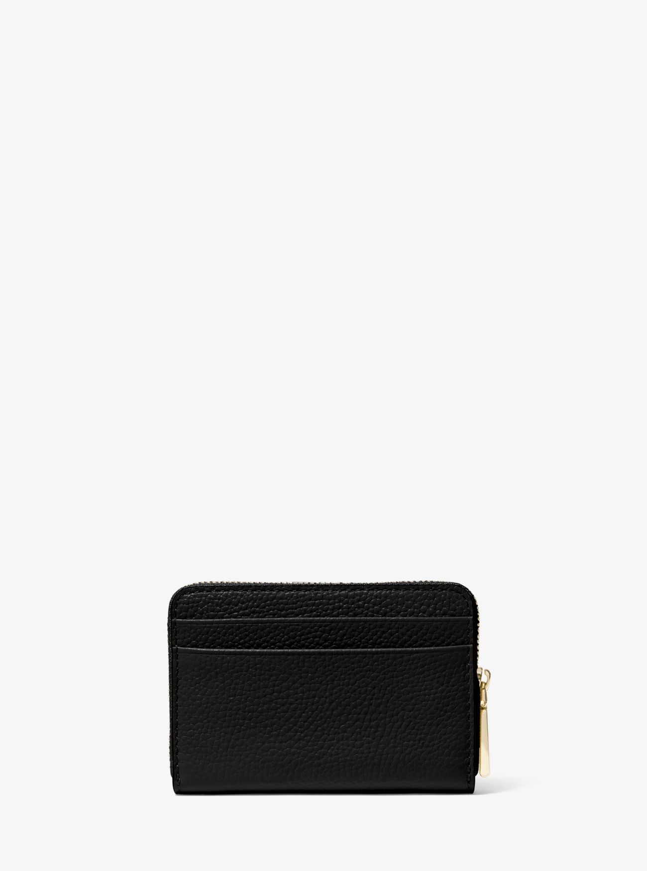 Jet Set Small Pebbled Leather Wallet - Black