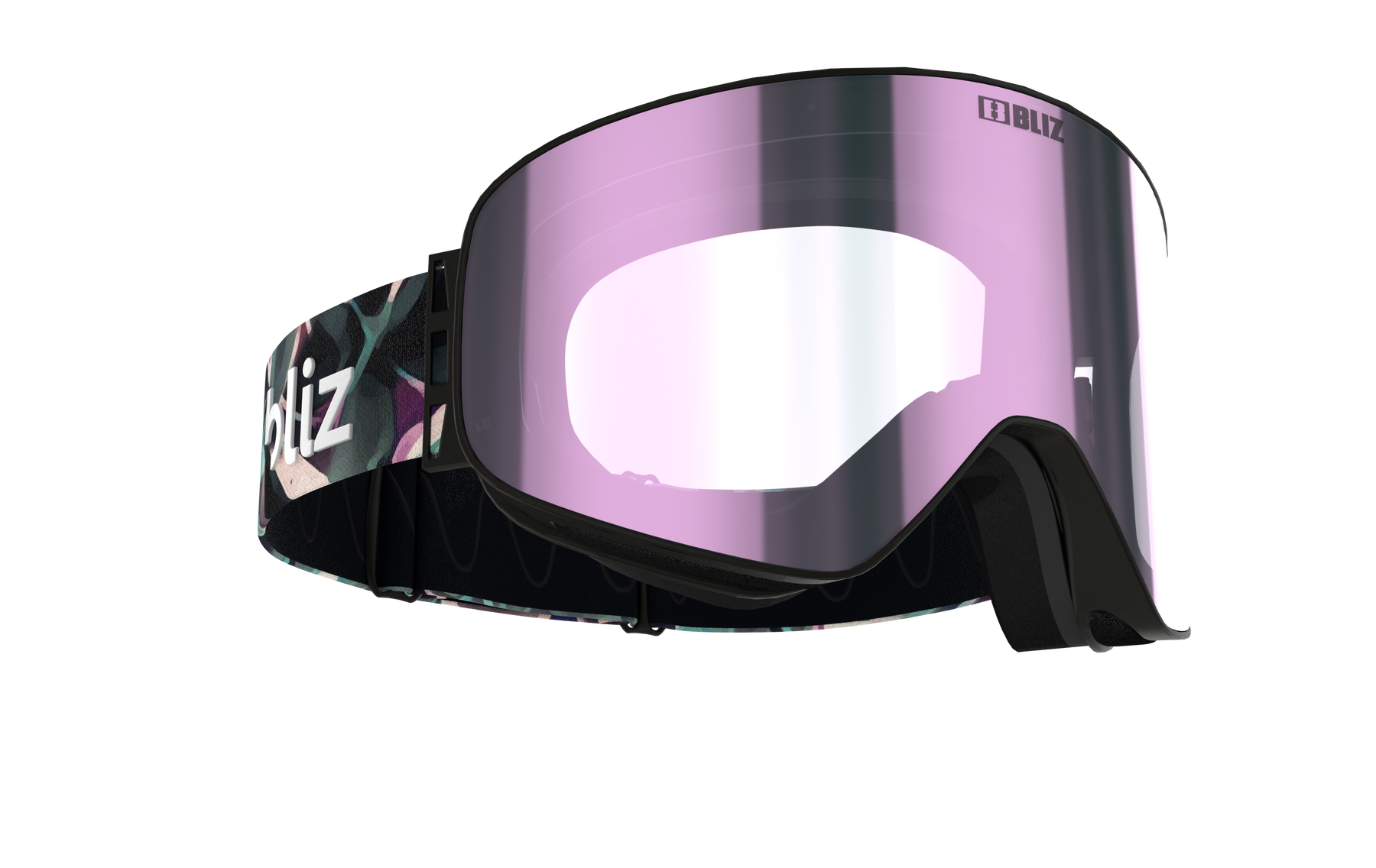 Goggles Flow - Black/Brown w Ice Pink Multi